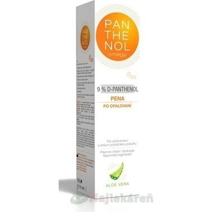 PANTHENOL Omega 9% ALOE VERA 1×150 ml, espuma