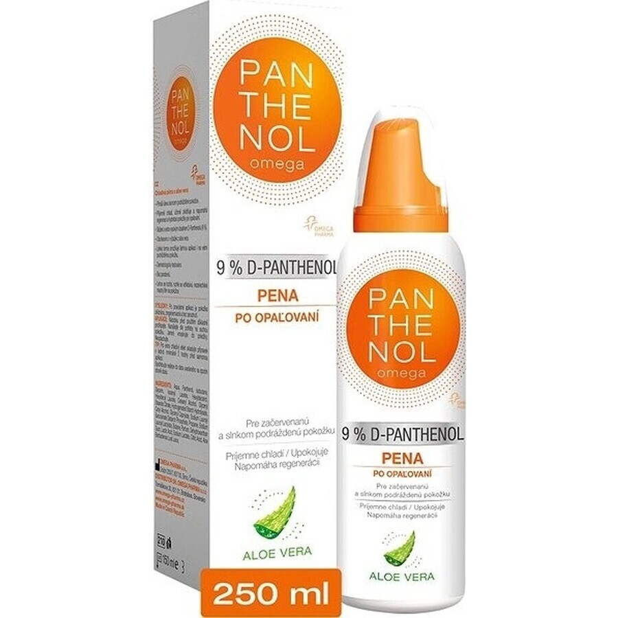 PANTHENOL Omega 9% ALOE VERA 1×150 ml, espuma