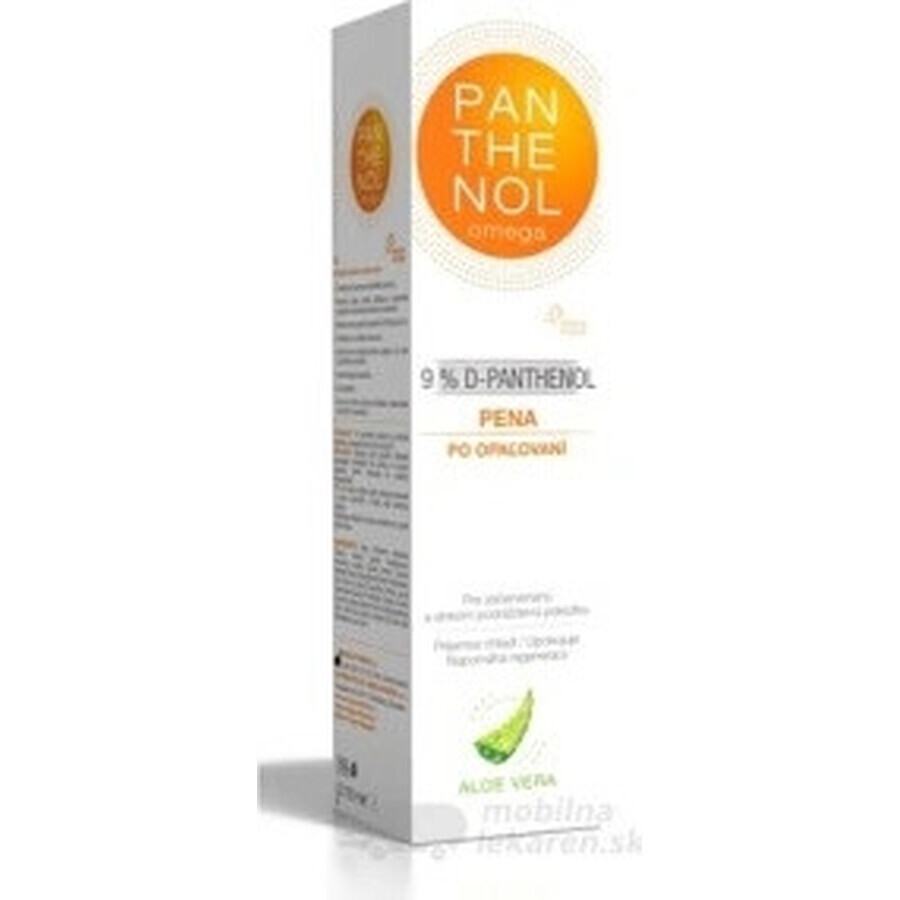 PANTHENOL Omega 9% ALOE VERA 1×150 ml, espuma