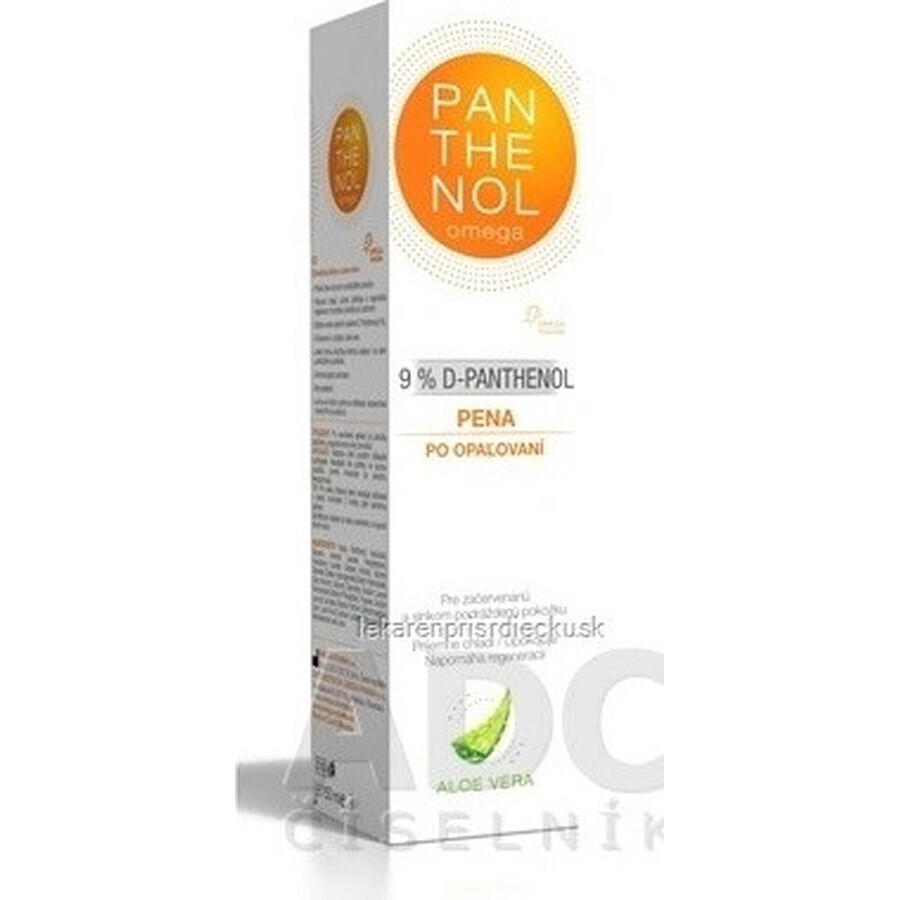 PANTHENOL Omega 9% ALOE VERA 1×150 ml, espuma