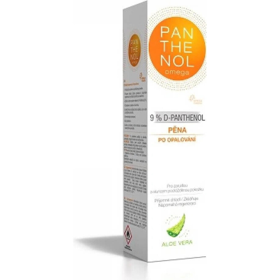 PANTHENOL Omega 9% ALOE VERA 1×150 ml, espuma