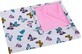 Manta infantil B&#193;RA 5284/422 75x100 rosa/daisies 1&#215;1 ud, manta beb&#233;