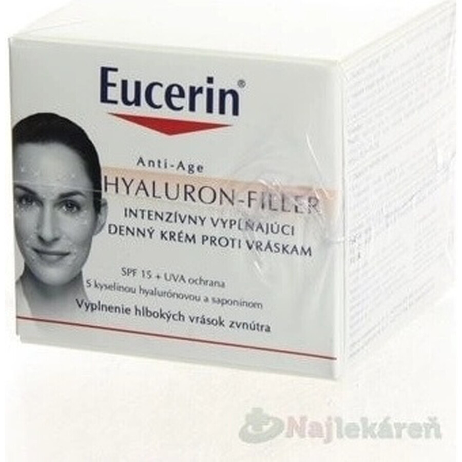 Eucerin HYALURON-FILLER Anti-Falten Tagescreme 1×50 ml, Creme für trockene Haut