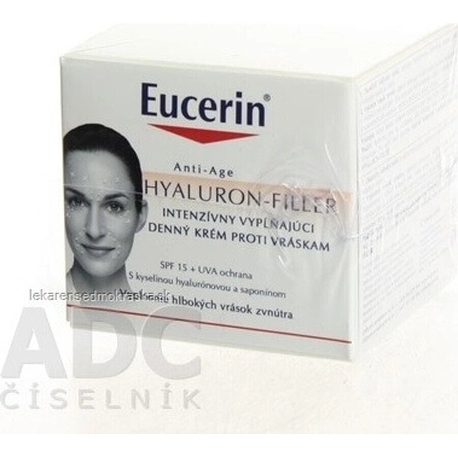 Eucerin HYALURON-FILLER Anti-Falten Tagescreme 1×50 ml, Creme für trockene Haut