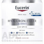 Eucerin HYALURON-FILLER Anti-Falten Tagescreme 1×50 ml, Creme für trockene Haut