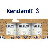 Kendamil Premium 3 HMO+, creative gift pack 3×800 g, milk for toddlers