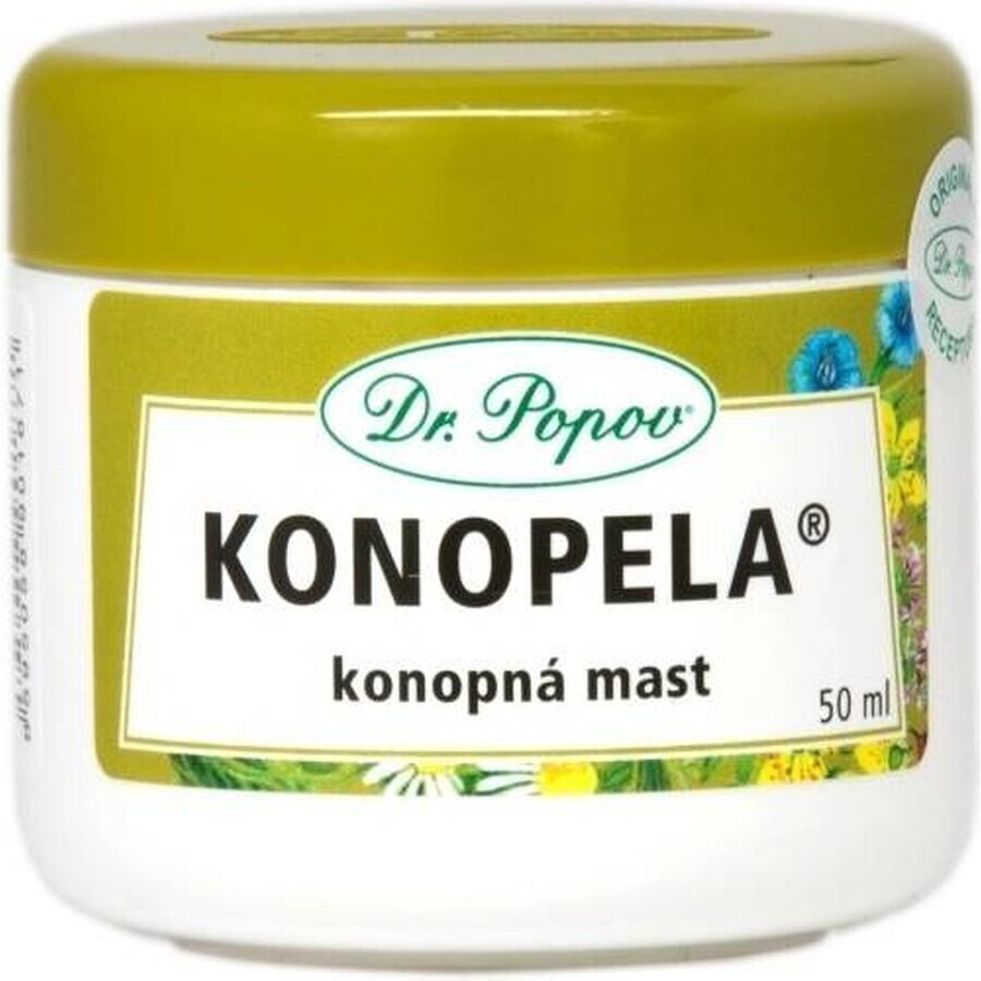 DR. POPOV KONOPELA ungüento de cáñamo 1×50 ml, ungüento de cáñamo