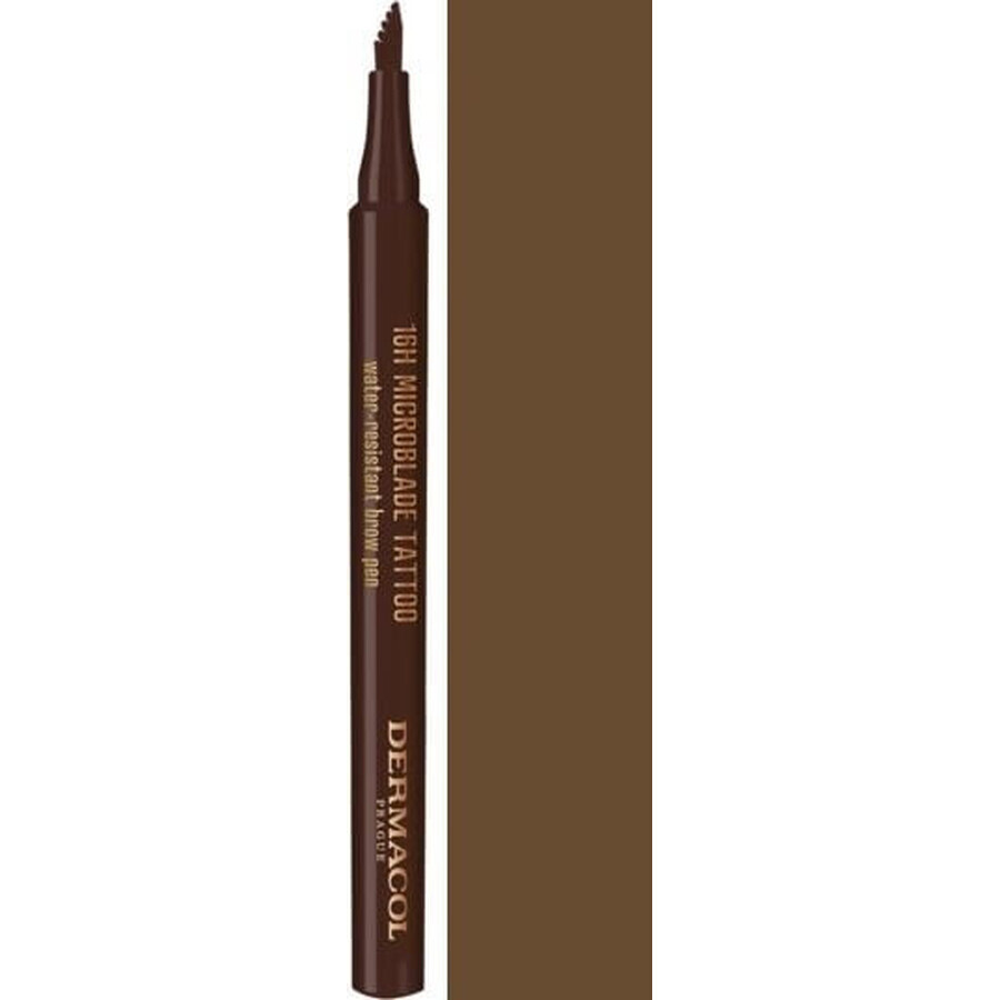 Dermacol 16H Microblade Tattoo eyebrow pen no.01 1×1 ml, eyebrow marker