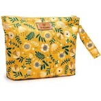 T-TOMI Big Baggie Mostaza flores 1×1 ud, bolsa de viaje