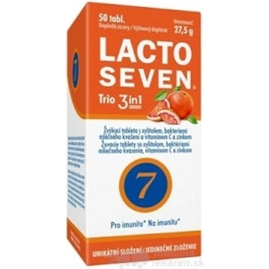 Vitabalans LACTOSEVEN TRIO 3 en 1 1×50 tbl, complément alimentaire