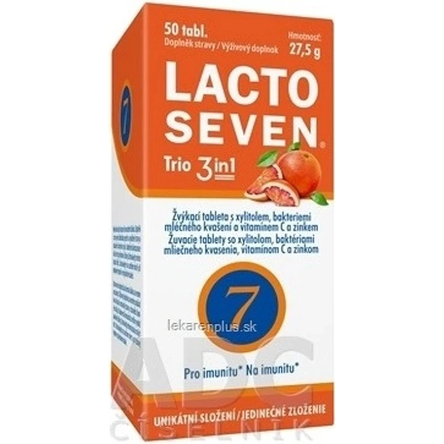 Vitabalans LACTOSEVEN TRIO 3 en 1 1×50 tbl, complément alimentaire