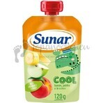 Sunar COOL Fruit Melocotón, Plátano, Manzana 1×120 g, Melocotón, Plátano, Manzana, 12m+