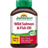 Jamieson WILD SALMON OIL 180+20CPS 1×200 cps, 180+20 cps libre