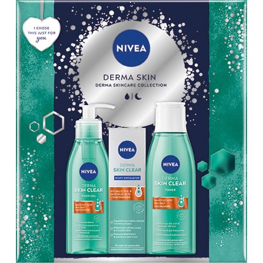 NIVEA BOX FACE DERMA 1×1 pz, confezione regalo