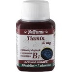 MedPharma TIAMINE 50 mg (vitamine B1) 1×67 tbl, 60+7 gratuit