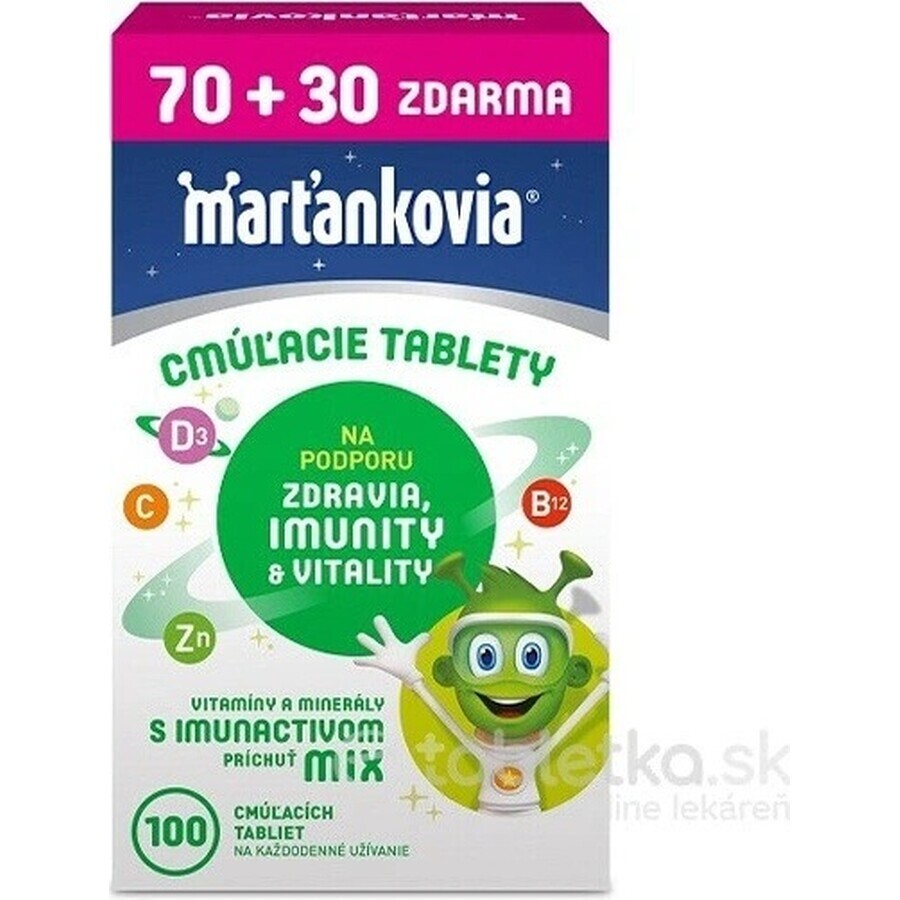 WALMARK Martian with Immunactiv 1×100 tbl, food supplement