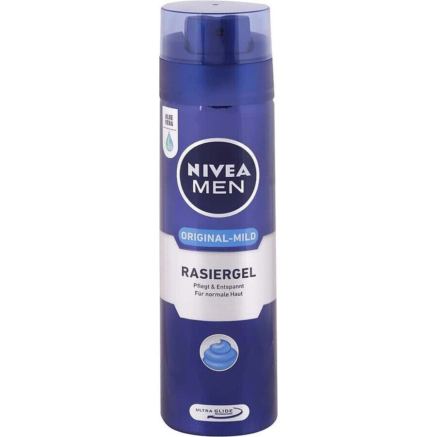 NIVEA MEN Original Shave Gel 1×200 ml, gel