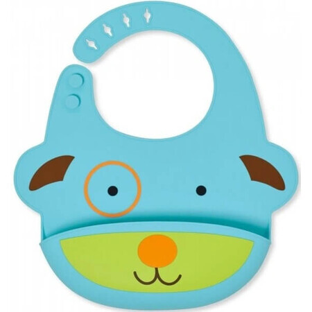 Zoo silicon bib Dog 1×1 buc, silicon bib