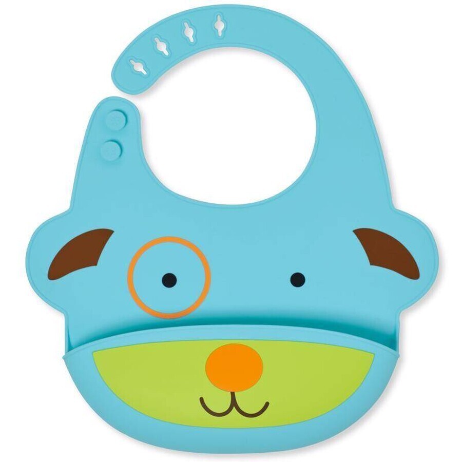 Zoo silicon bib Dog 1×1 buc, silicon bib