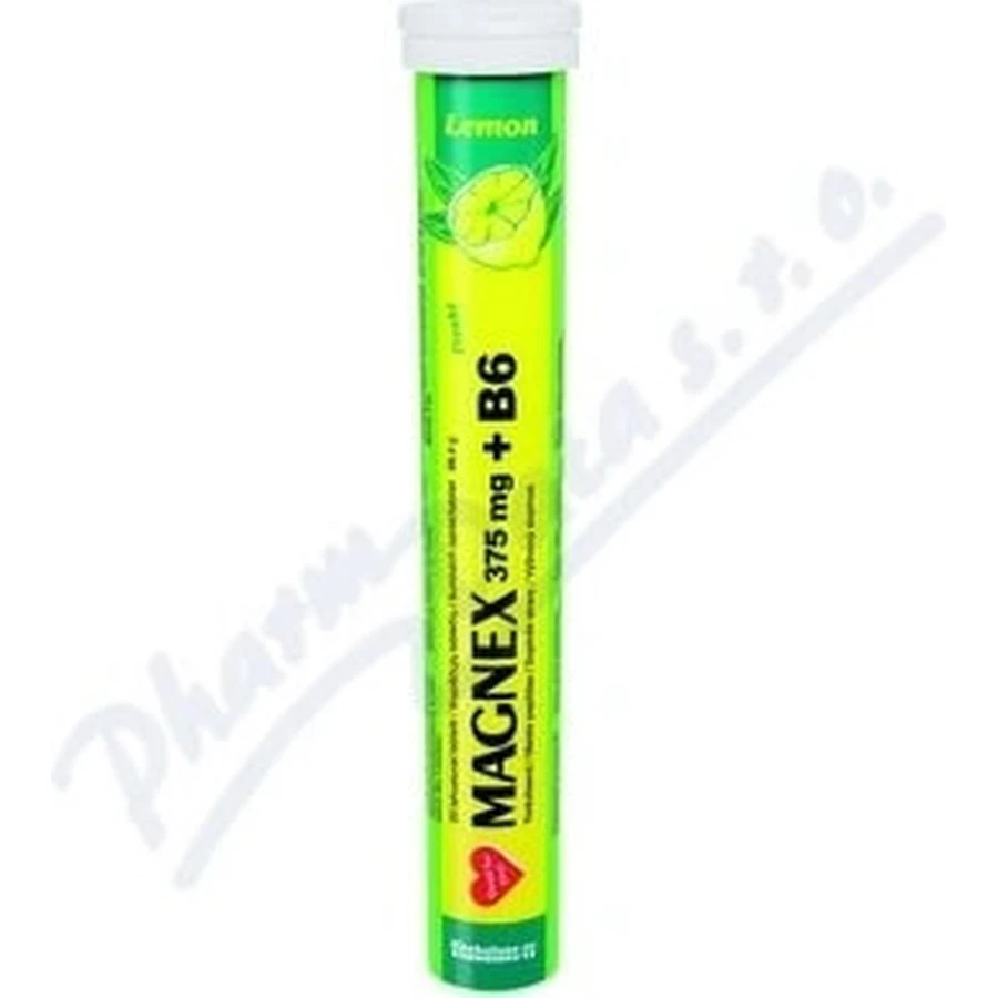 Vitabalans MAGNEX 375 mg + B6 efervescent 1×20 tbl, magneziu + B6 pentru sportivi