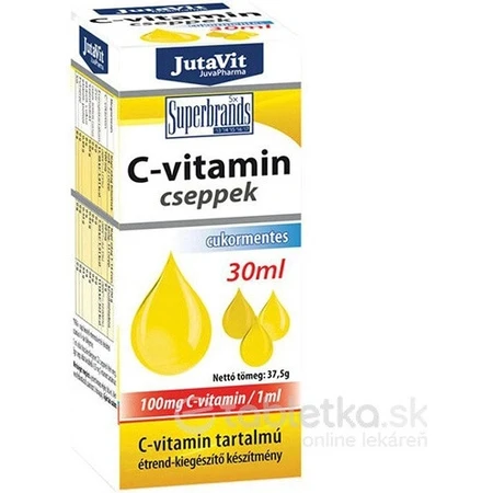 JutaVit Vitamina C picături - copii 1×30 ml, picături