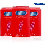 DUREX Feel Thin Extra Lubricado paquete 1×54 uds, preservativos