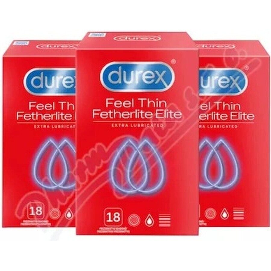 DUREX Feel Thin Extra Lubricado paquete 1×54 uds, preservativos