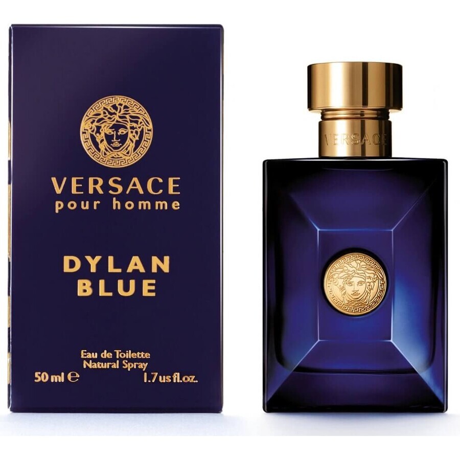 VERSACE POUR HOMME DYLAN B Eau de toilette 50ML 1×50 ml, Eau de toilette