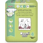 Muumi Baby 4 Maxi 7-14 kg, pannolini bio 46 pz 1×46 pz, pannolini bio