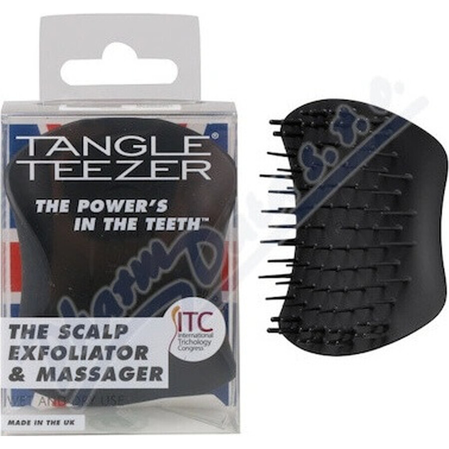 Tangle Teezer® Perie pentru scalp negru 1x1 buc, perie de păr