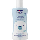 CHICCO Champú Sensación Natural con Aloe 200ml, 0m+ 1×200 ml, champú infantil para el cabello