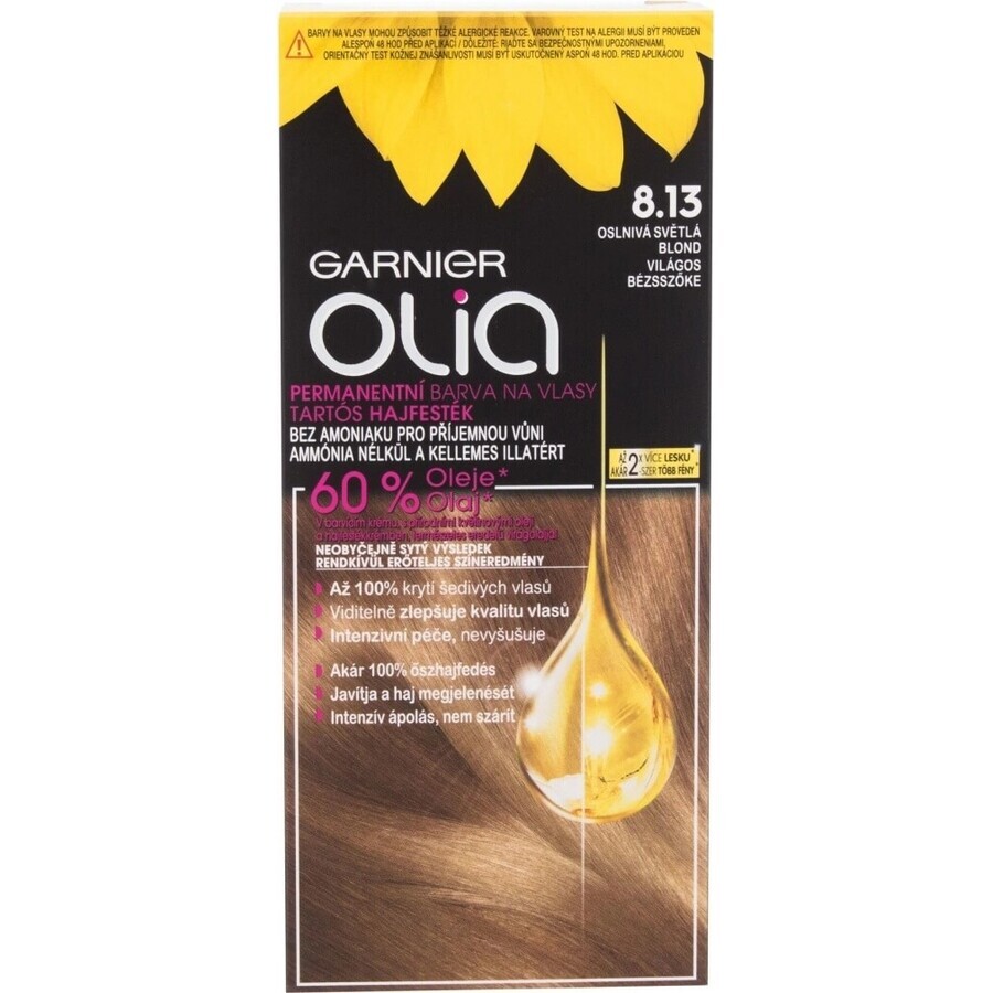 Garnier Olia Colore Permanente per Capelli 9.3 Oro Biondo Chiaro 1×1 set, colore permanente per capelli