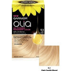 Garnier Olia Colore Permanente per Capelli 9.3 Oro Biondo Chiaro 1×1 set, colore permanente per capelli