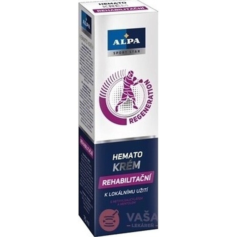 ALPA SportStar HEMATO CREMA 1×75 ml, crema de rehabilitación