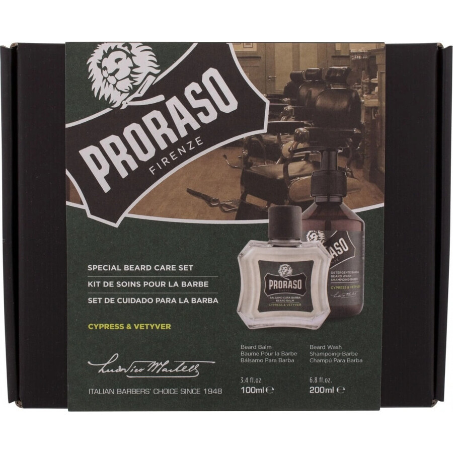 Proraso Duo Cypress&Vetyver Shp Per Brad+Balm 1pc 1×1 pz.