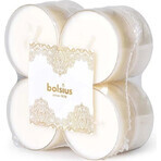 Bolsius Tea Maxi Golden Lace Velas perfumadas Golden Lace 1×8 unidades, velas blancas