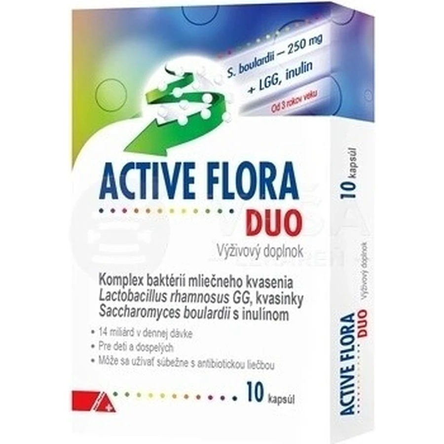 ACTIVE FLORA DUO, 10 cps 1×10 cps, integratore alimentare