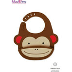 Zoo Silicone Bib Bib Monkey 6m+ 1×1 pc, bib