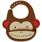 Zoo Silicone Bib Bib Monkey 6m+ 1×1 pc, bib