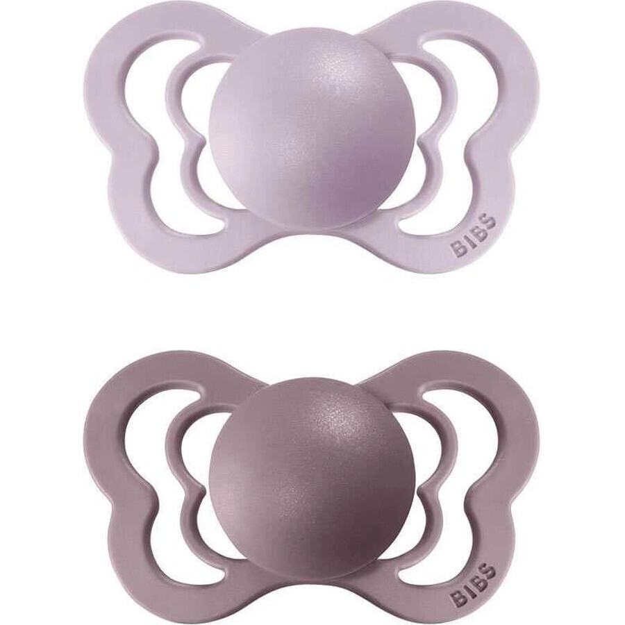 BIBS Supreme silicone BIBS Supreme lilac/heather 1×2 - size 1