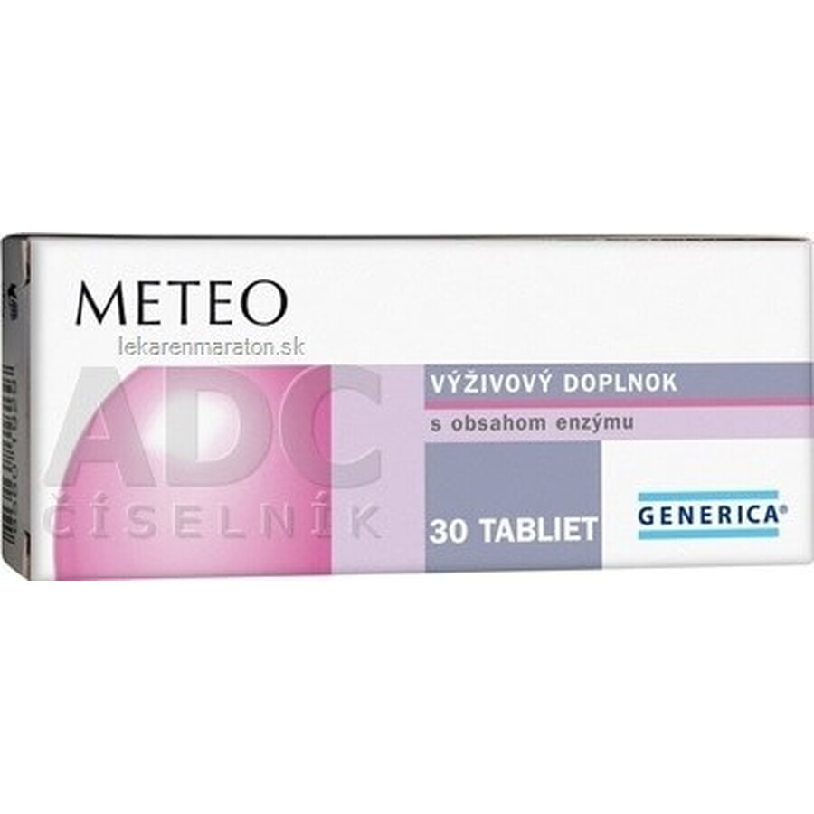 GENERICA METEO 1×30 tbl, complemento alimenticio