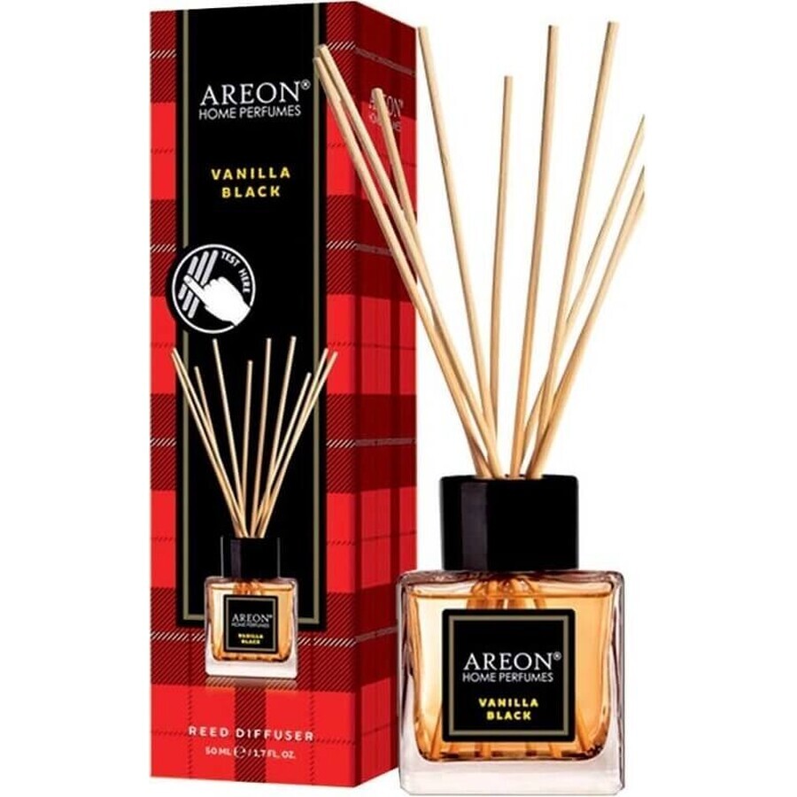 Areon Ah Parfum Sticks Vaniglia Nera 1×50 ml, bastoncino diffusore