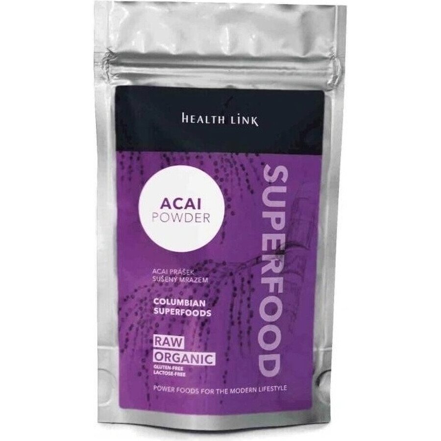 Health link BIO Acai in polvere 1×80 g, aroma naturale