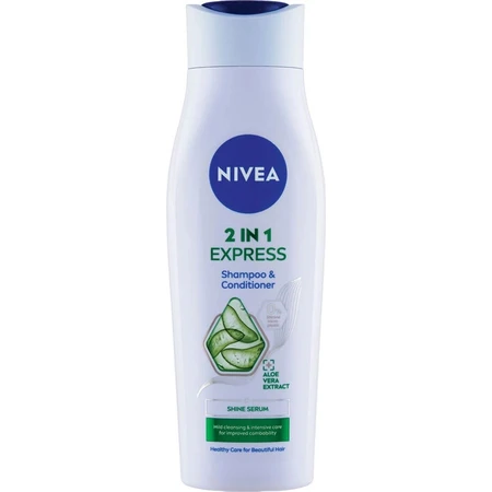 Champú Nivea 2en1 Care Express 1×250 ml, champú
