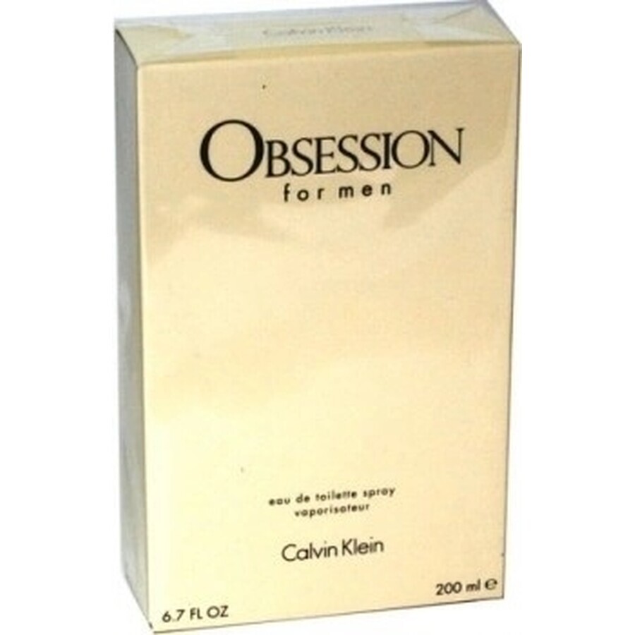 Calvin Klein Obsession Men Edt 200ml 1×200 ml, eau de toilette