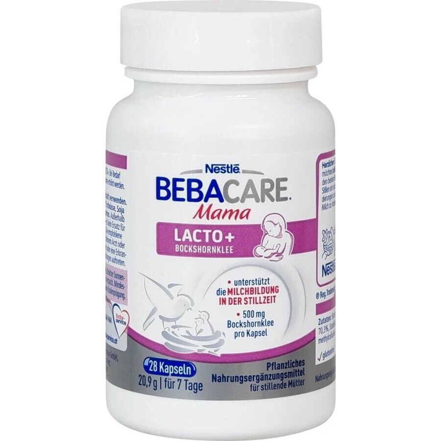 BEBACARE Fenugreek Mama Lacto+ 1×28 pcs, nutritional supplement for breastfeeding mothers