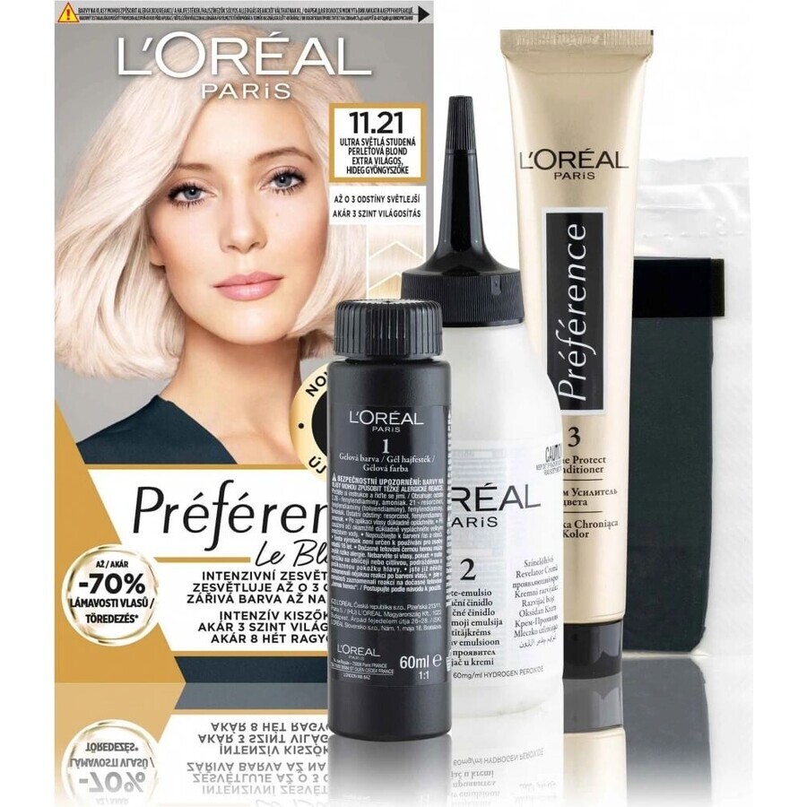 L'Oréal Paris Preference Le Blonding Rubio Ultra Claro Perlado Frío 1×180 ml color