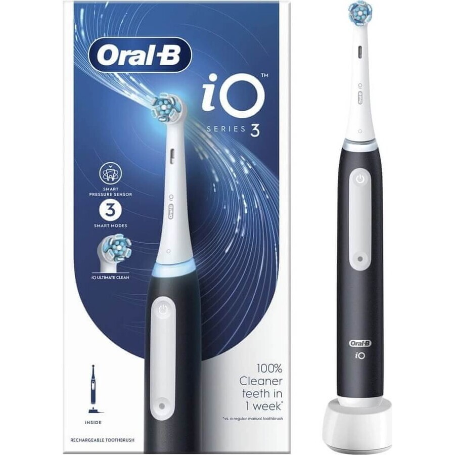 Oral B Oral B EK iO Series 3 Negro 1×1pcs, cepillo de dientes eléctrico