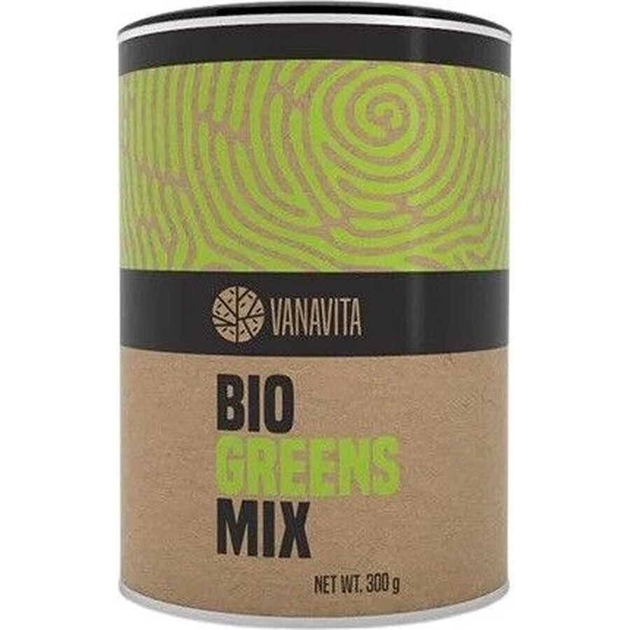 GYMBEAM VANAVITA BIO GREENS MIX 1×300g, amestec verde de superalimente