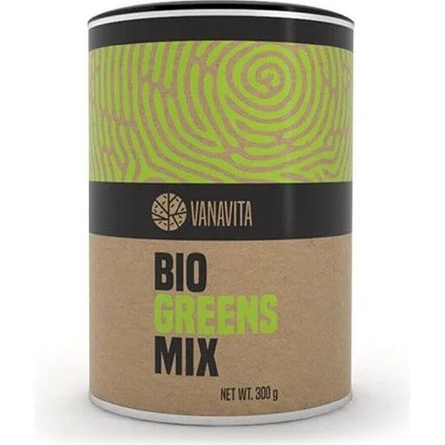 GYMBEAM VANAVITA BIO GREENS MIX 1×300g, amestec verde de superalimente